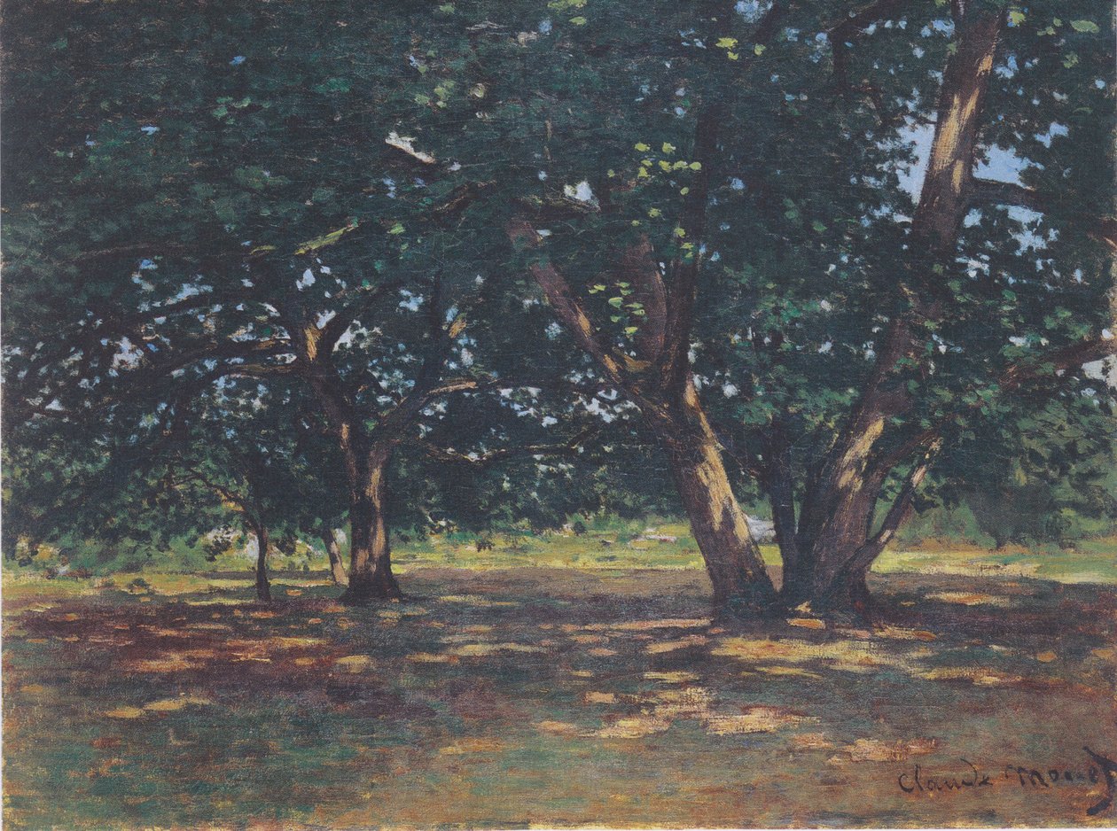 Foresta di Fontainebleau da Claude Monet