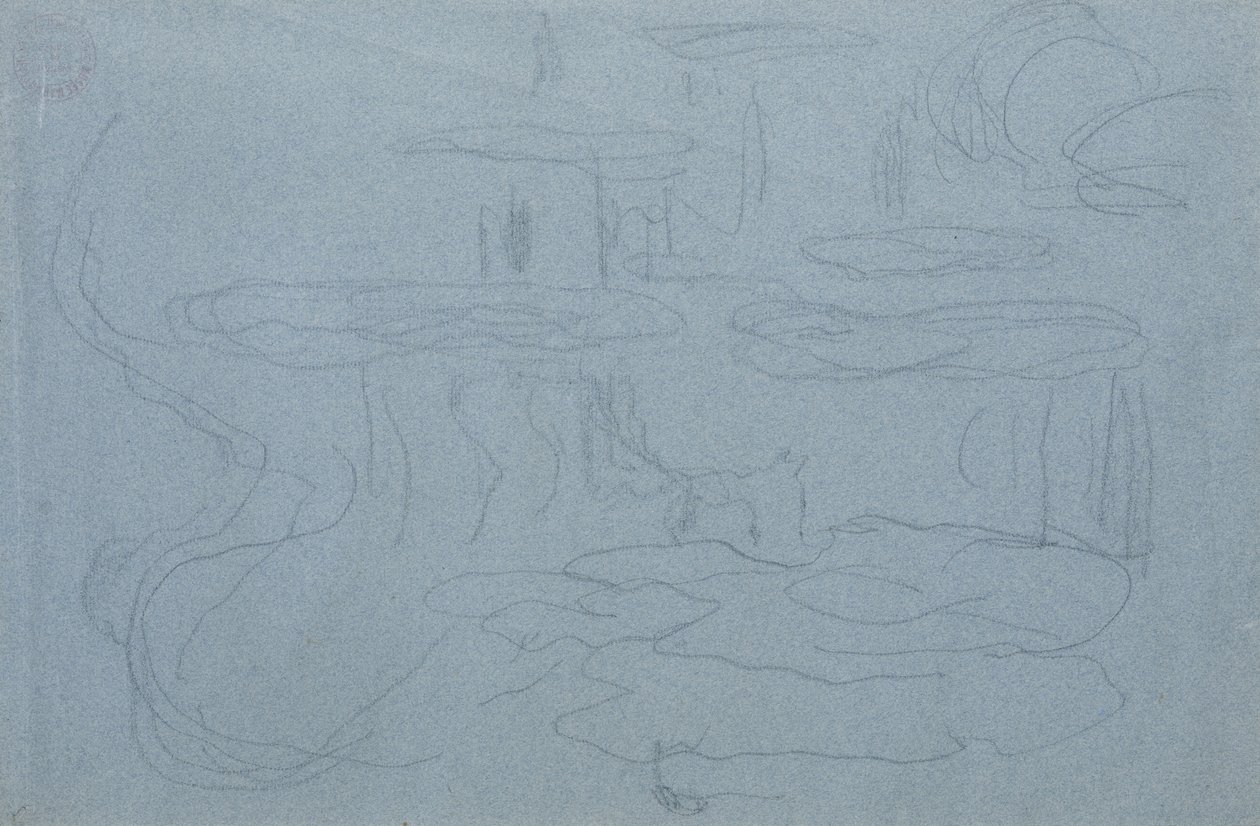 Ninfee, c.1918 da Claude Monet