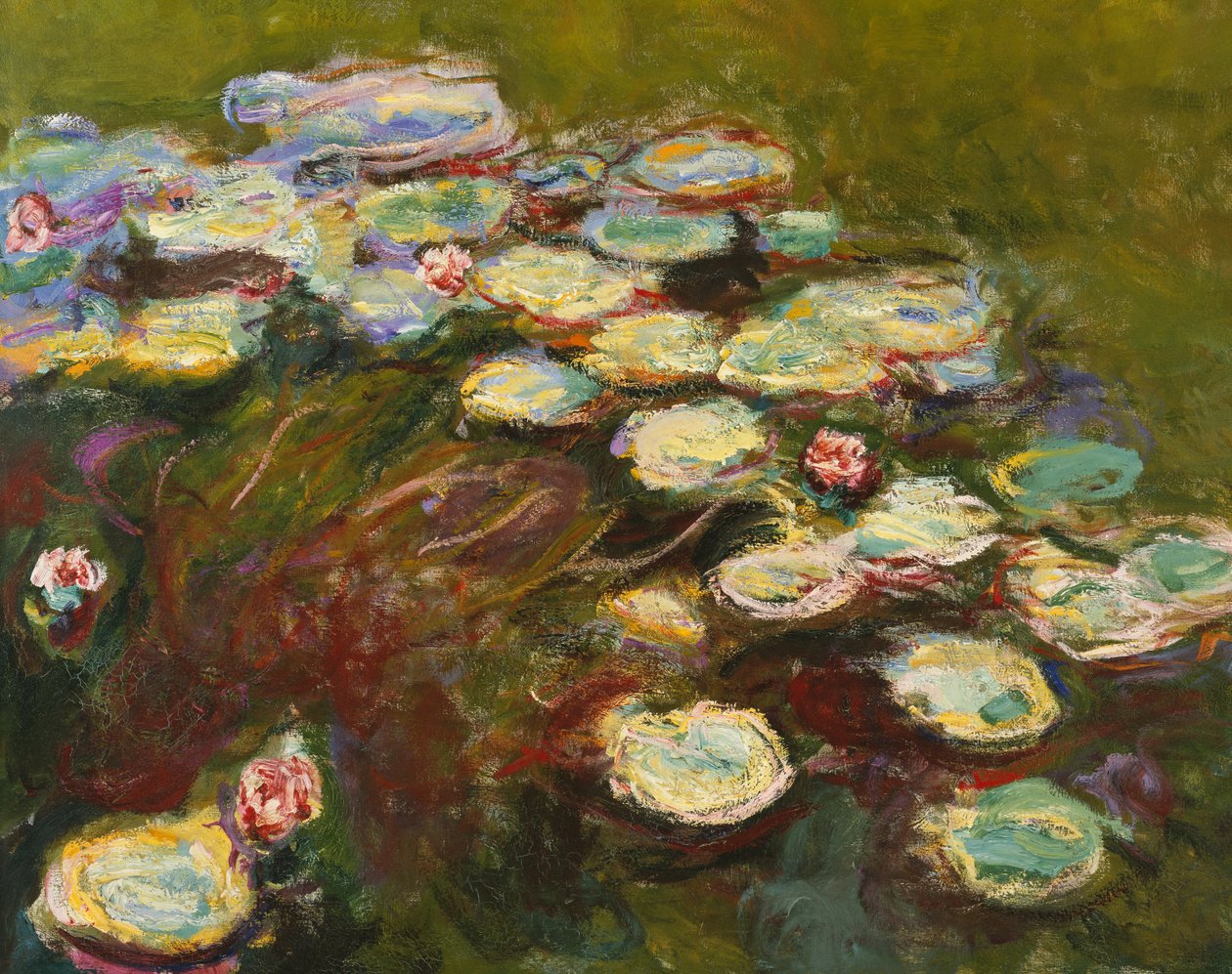 Ninfee, 1914-17 (dettaglio) da Claude Monet