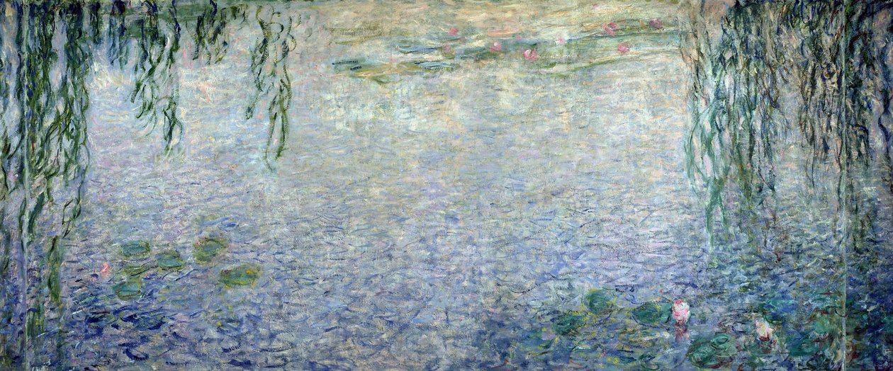 Ninfee: Mattina con salici piangenti (dettaglio) da Claude Monet