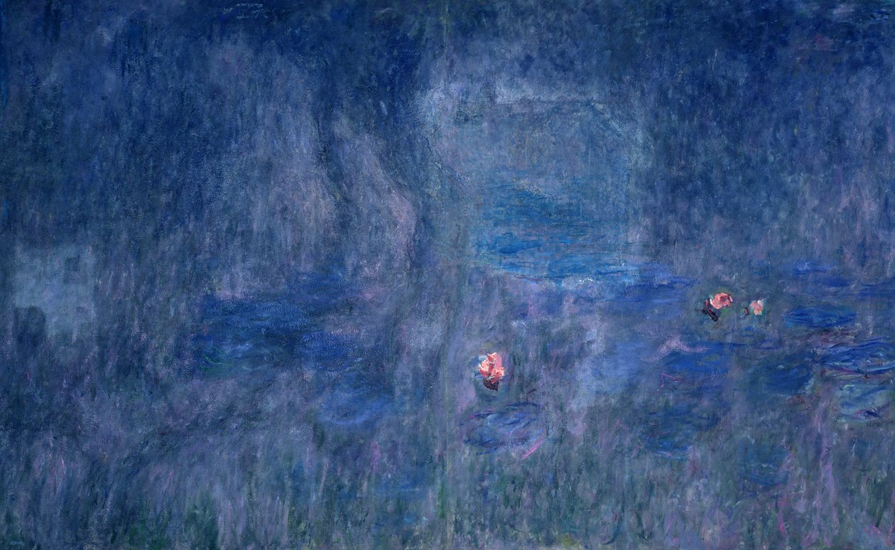 Ninfee: Riflessi degli Alberi (dettaglio) da Claude Monet