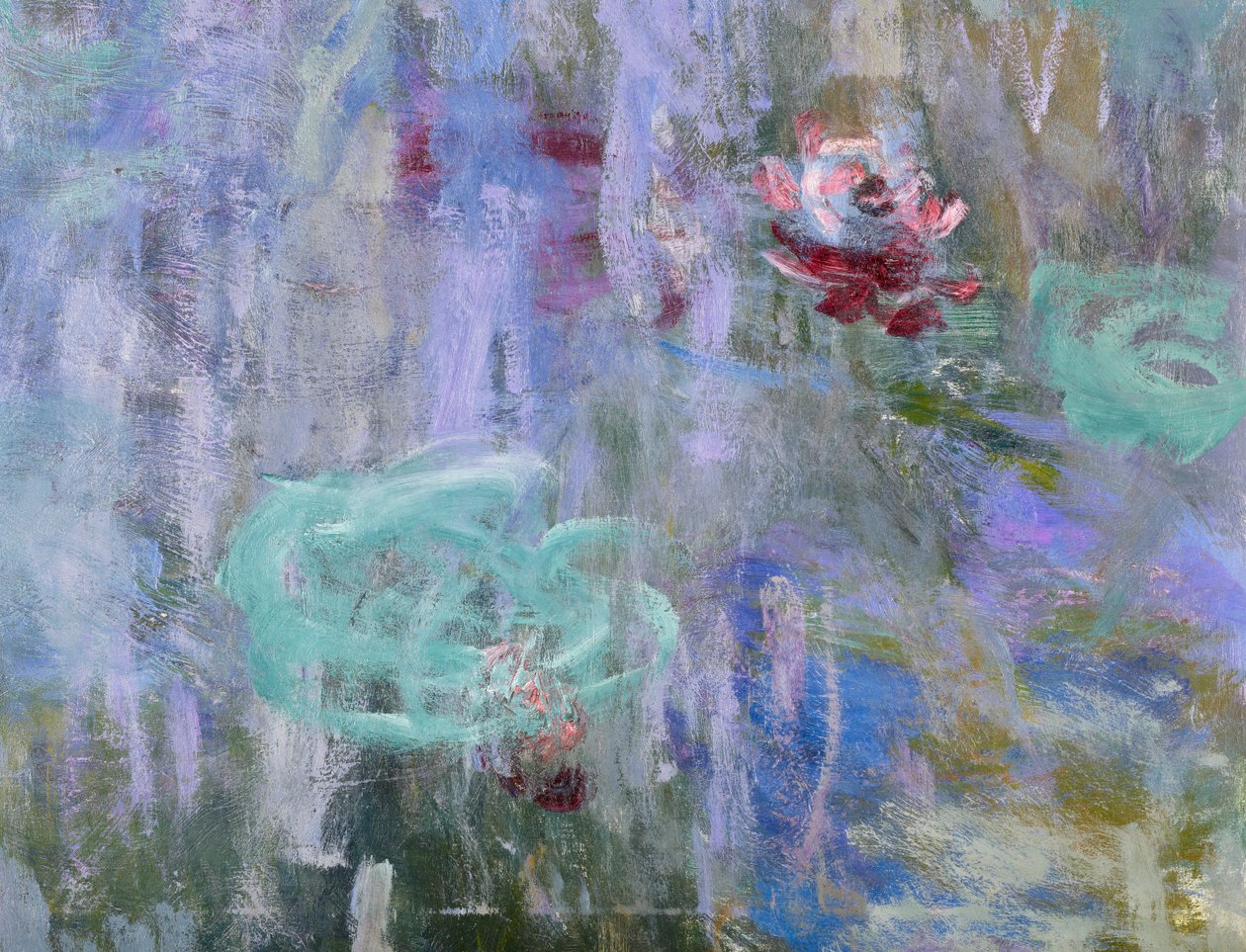 Ninfee e riflessi di un salice, 1916-19 da Claude Monet