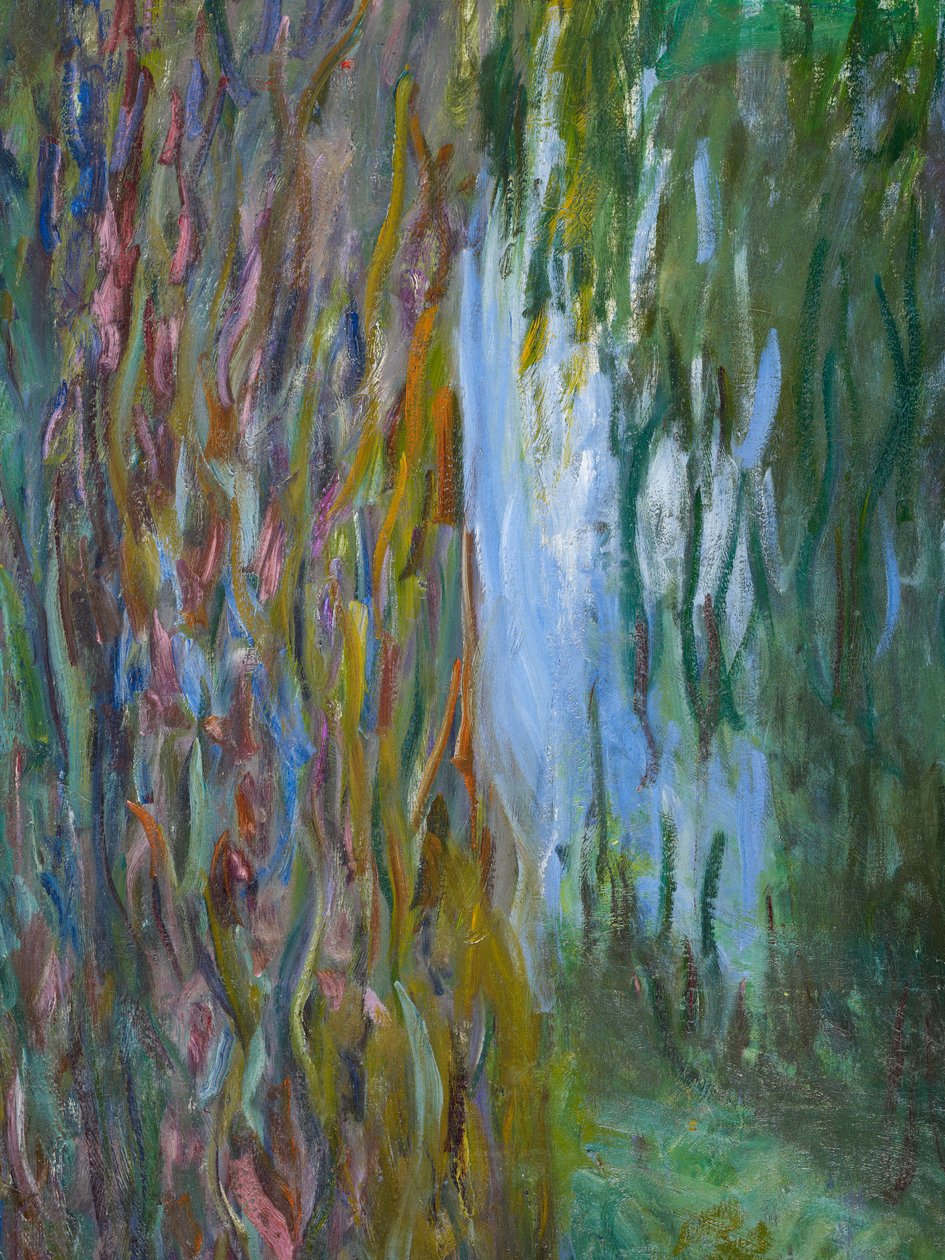 Salice Piangente e lo Stagno delle Ninfee, 1916-19 (dettaglio) da Claude Monet