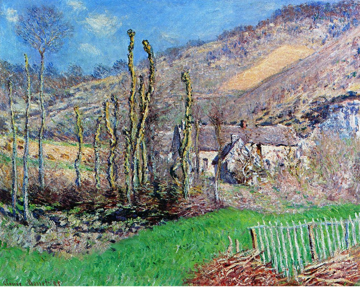 Inverno nella Valle di Falaise, Normandia, 1885 da Claude Monet