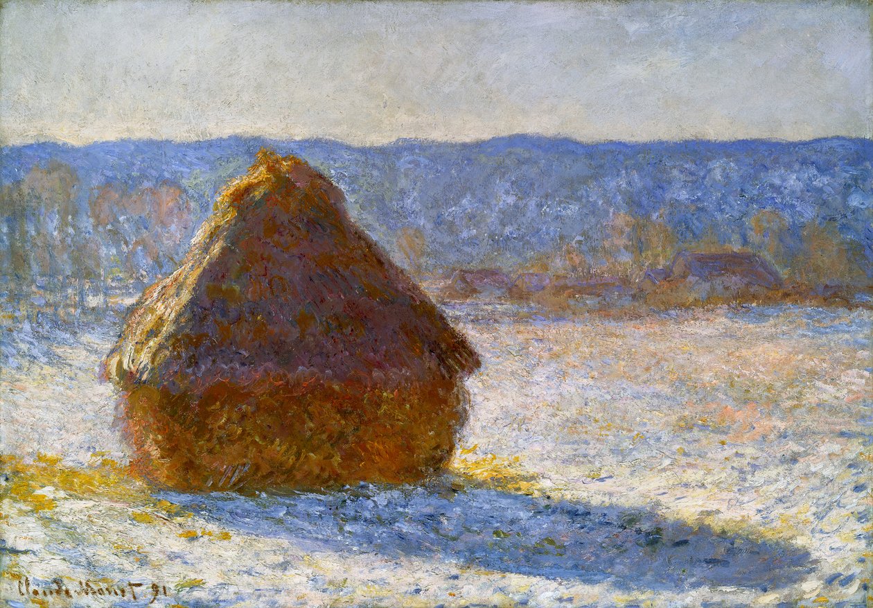Covone nella neve del mattino da Claude Monet