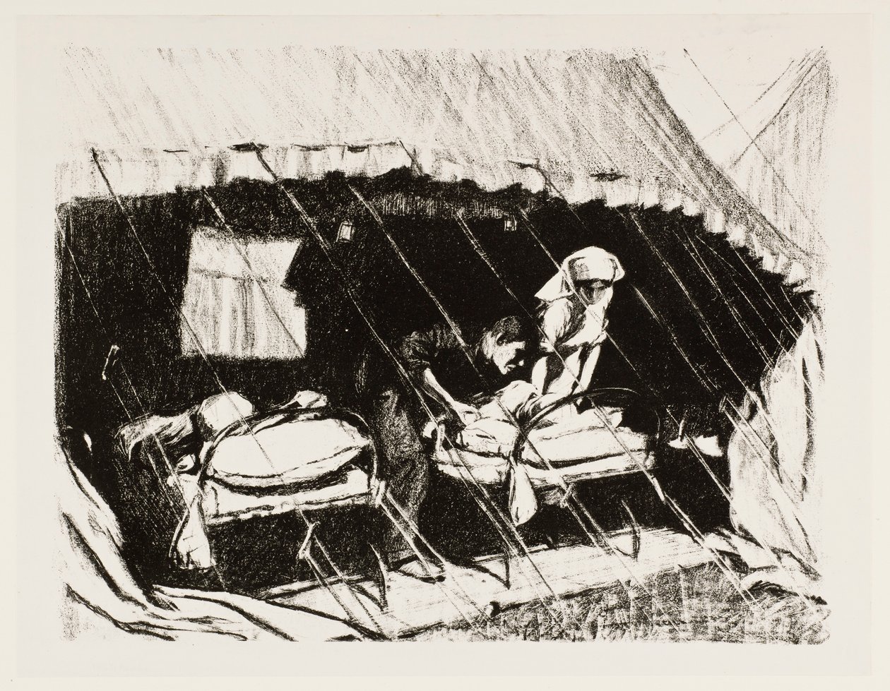 Stazione di soccorso in Francia da Claude Allin Shepperson