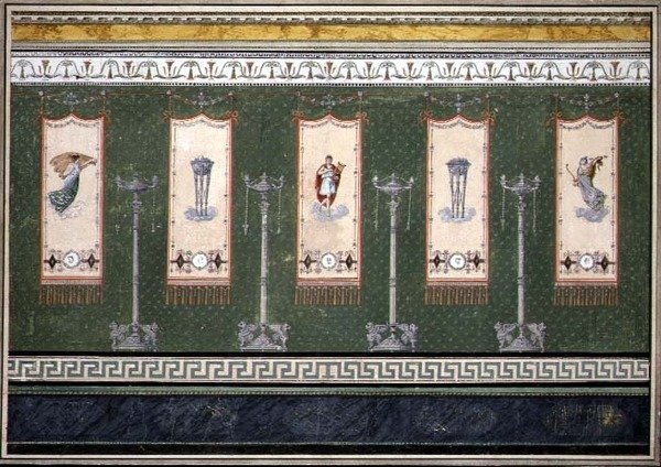 Design per decorazione murale imperiale da Claude Amie Chenavard