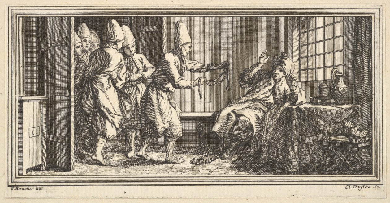 Portare la Corda al Prigioniero da Claude Augustin Duflos