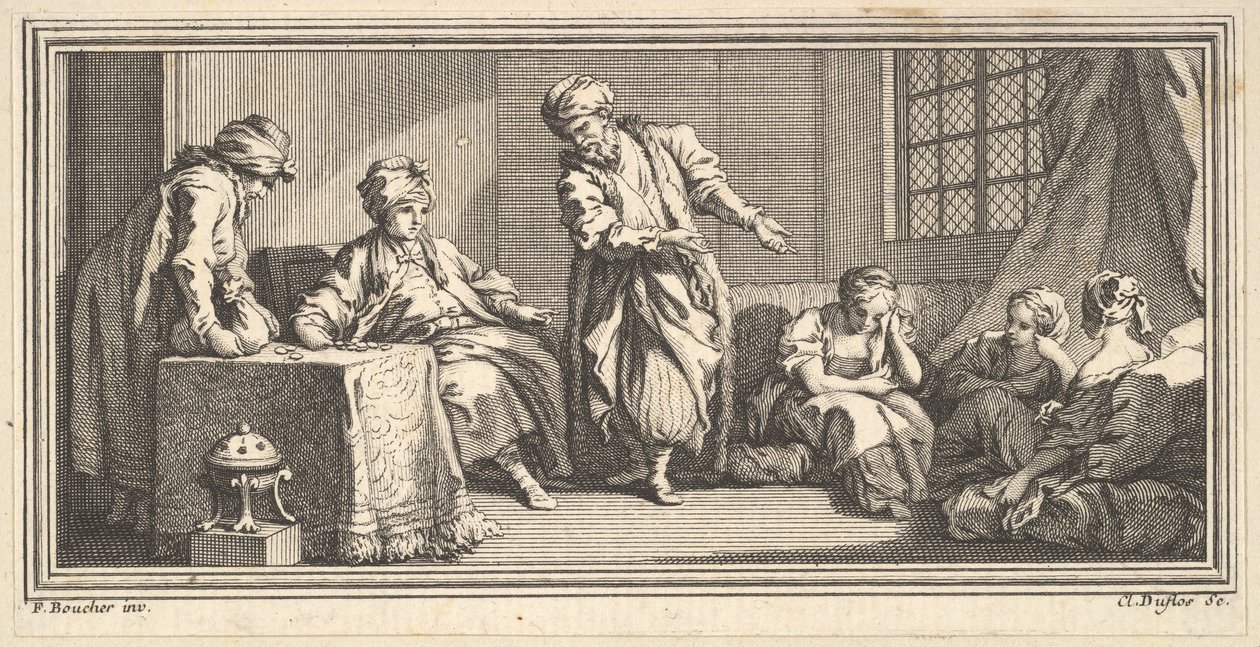 Il mercante di schiavi da Claude Augustin Duflos