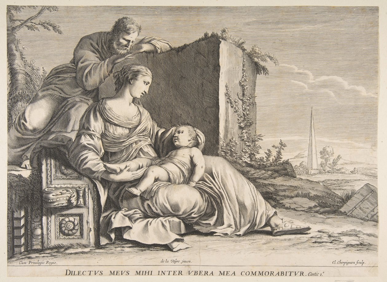 Sacra Famiglia da Claude Cherpignon