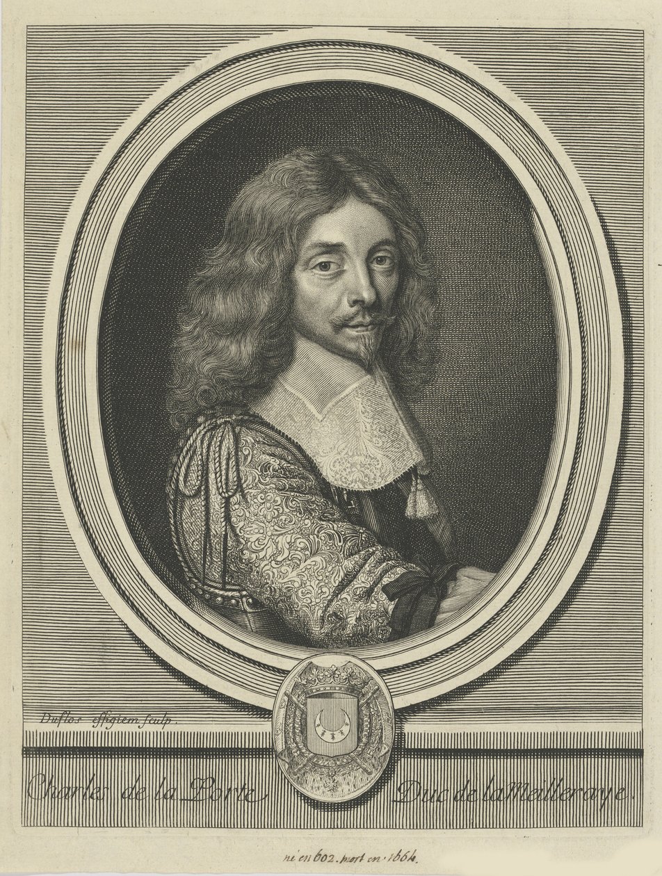 Charles de la Porte, duca di la Meilleraye, 1602-1664, ca 1690 da Claude Duflos