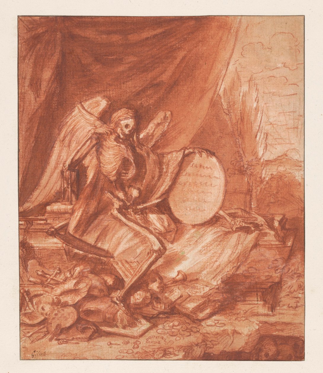 Allegoria della vanità da Claude Gillot
