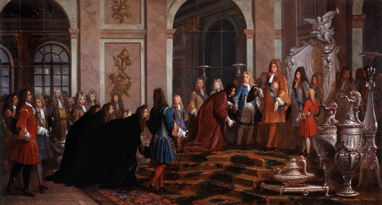Riparazione fatta al Re Luigi XIV dal Doge di Genova da Claude Guy Halle