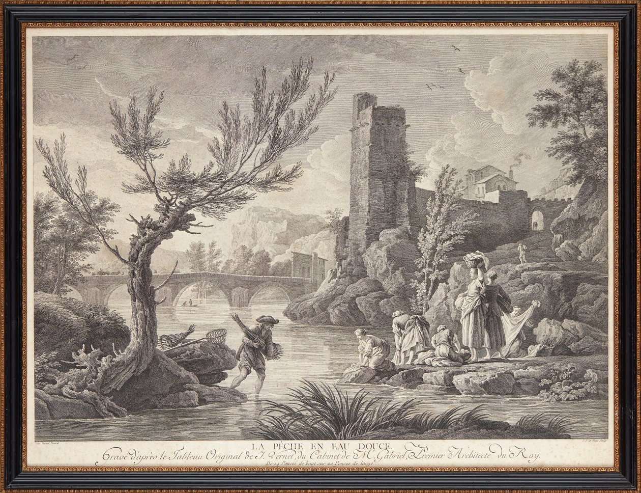 Incisioni in acciaio francesi da Claude Joseph (after) Vernet