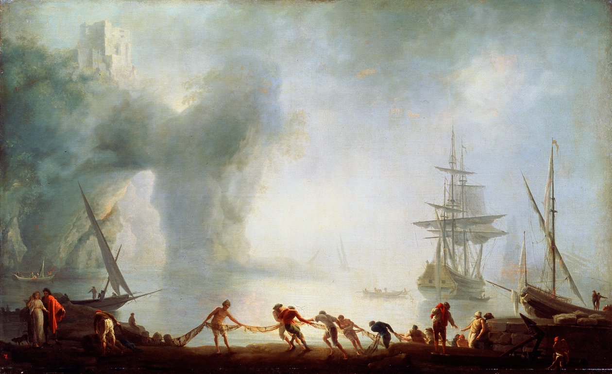 Alba su Capri. Nebbia da Claude Joseph Vernet