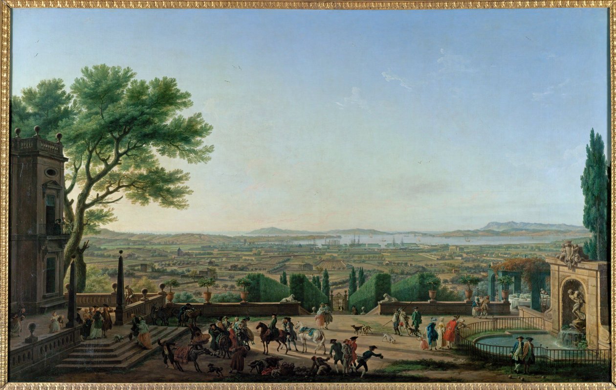 La città e il porto di Tolone ... da Claude Joseph Vernet