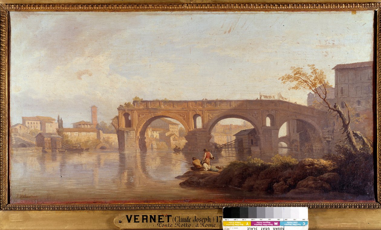 Le Ponte Rotto a Roma da Claude Joseph Vernet