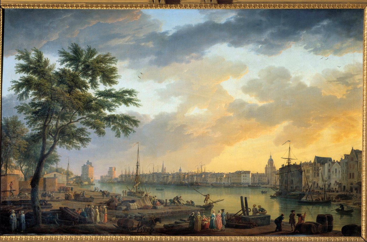 Veduta del Porto di La Rochelle da Claude Joseph Vernet