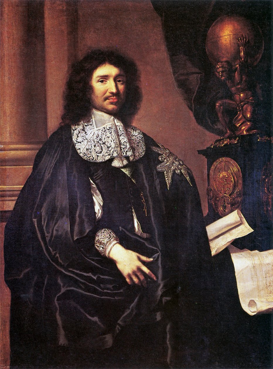 Ritratto di Jean-Baptiste Colbert da Claude Lefebvre