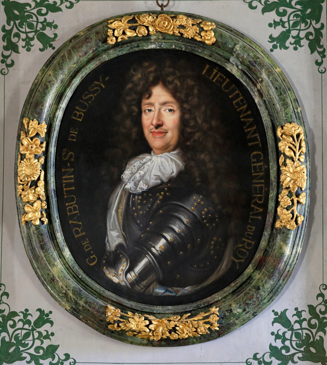 Ritratto di Roger Bussy-Rabutin. Castello di Bussy-Rabutin da Claude Lefebvre