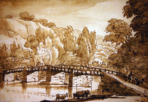Paesaggio boscoso da Claude Lorrain