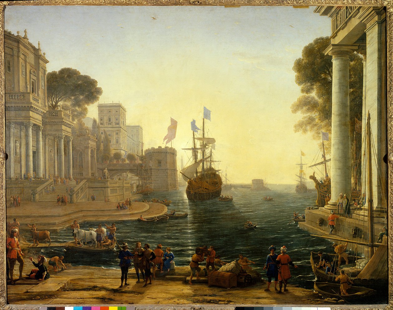 Ulisse restituisce Criseide a suo padre da Claude Lorrain
