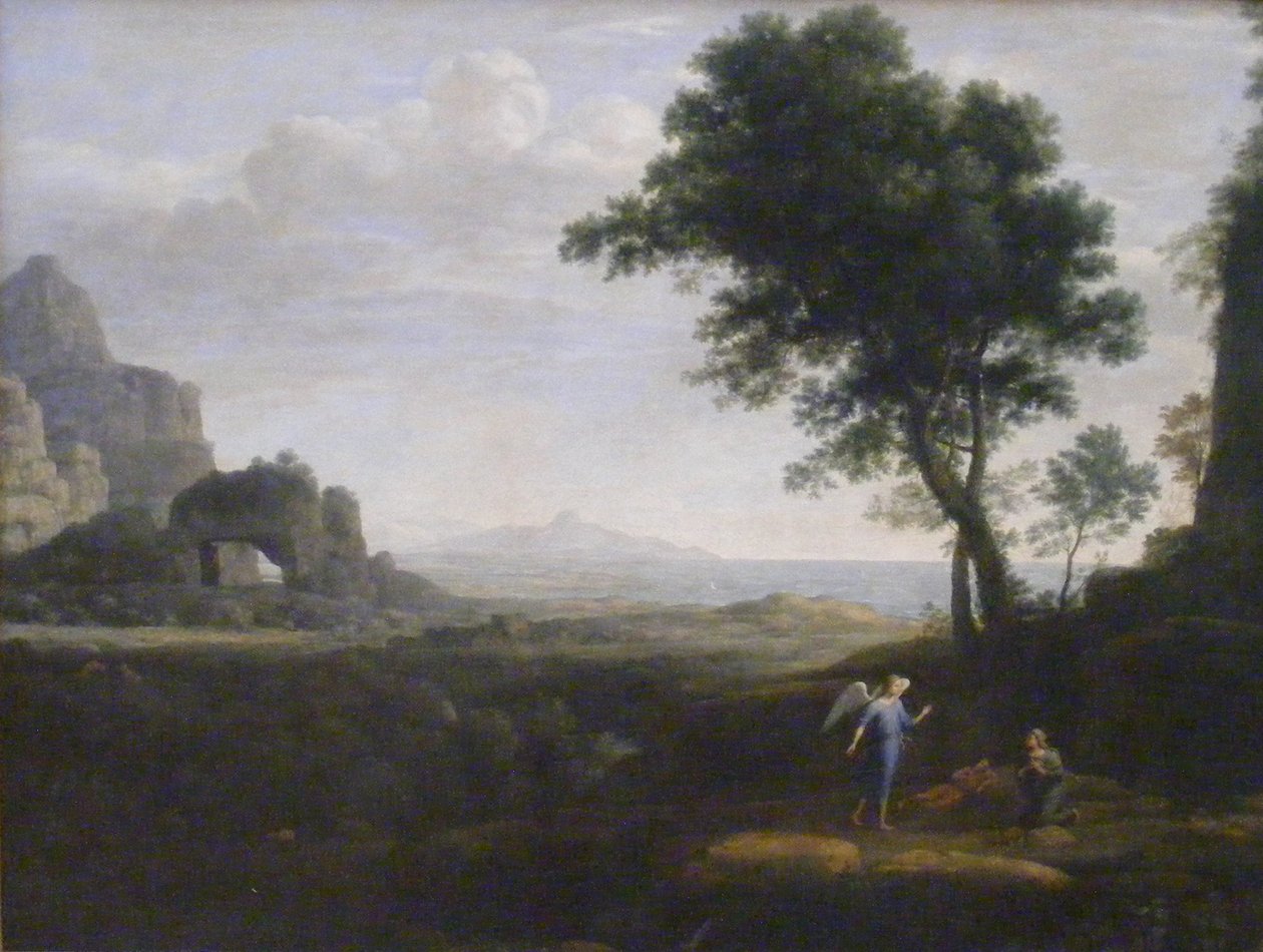 Agar e Ismaele nel deserto da Claude Lorrain