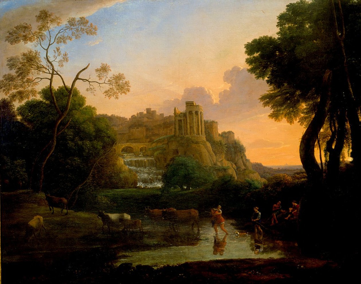 Vista ideale di Tivoli da Claude Lorrain