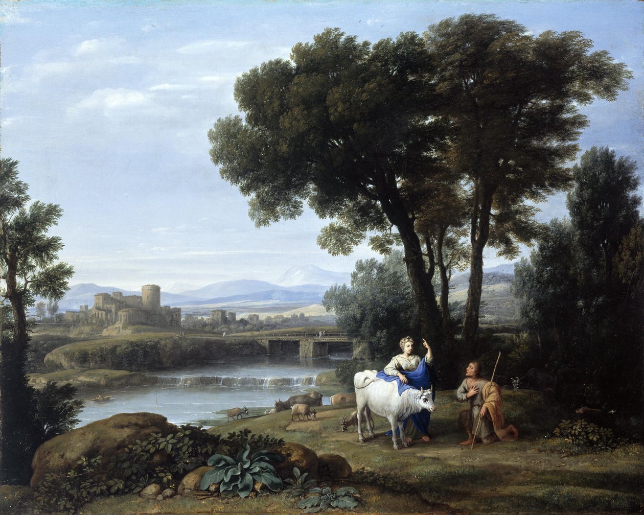 Giunone affida Io alle cure di Argo da Claude Lorrain