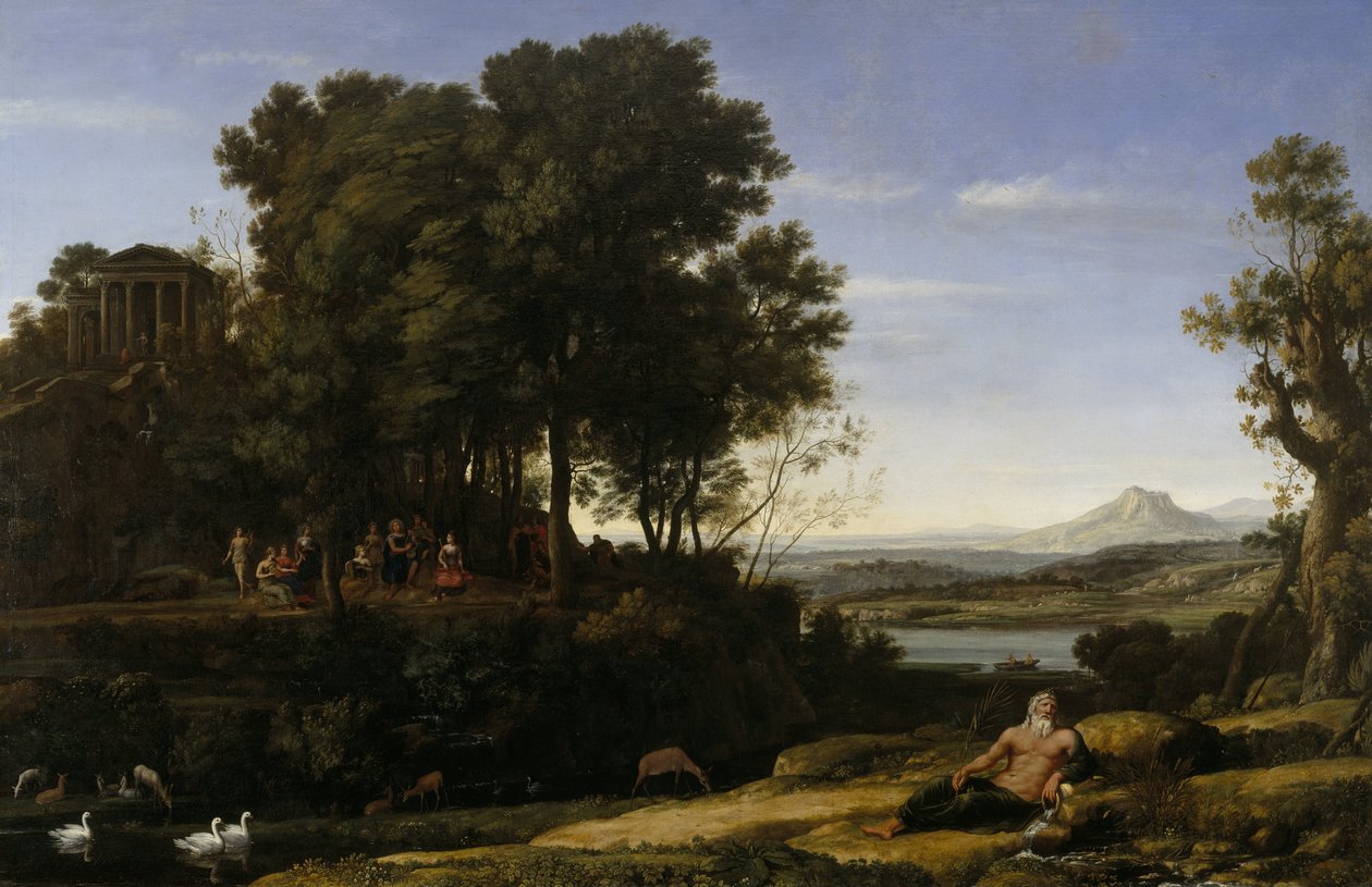 Paesaggio con Apollo e le Muse da Claude Lorrain