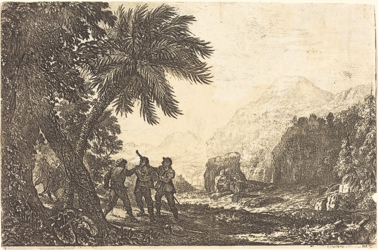 Paesaggio con briganti da Claude Lorrain