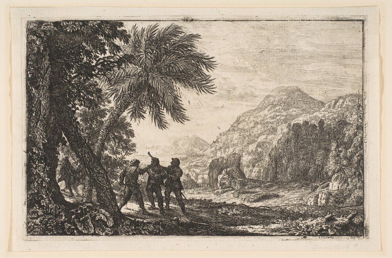 Paesaggio con briganti, 1633 da Claude Lorrain