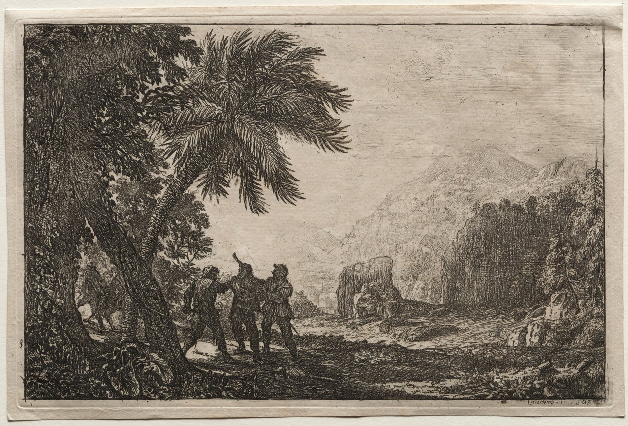 Paesaggio con briganti, 1633 da Claude Lorrain