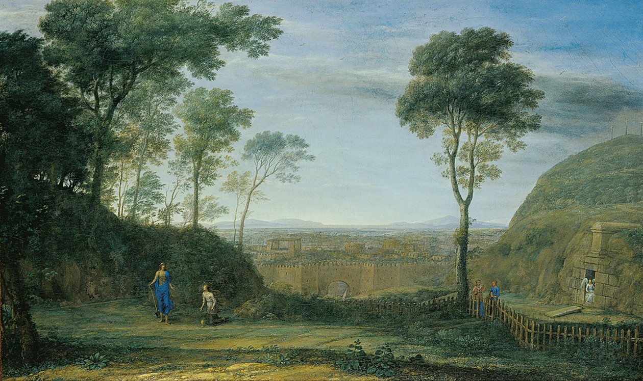 Paesaggio con Cristo che appare a Santa Maria Maddalena ("Noli me tangere") da Claude Lorrain