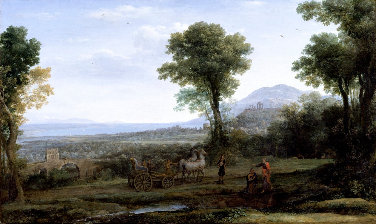 Paesaggio con San Filippo che Battezza l