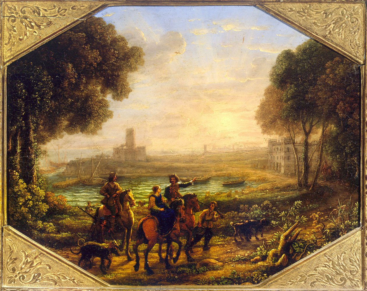 Paesaggio con il porto di Santa Marinella da Claude Lorrain