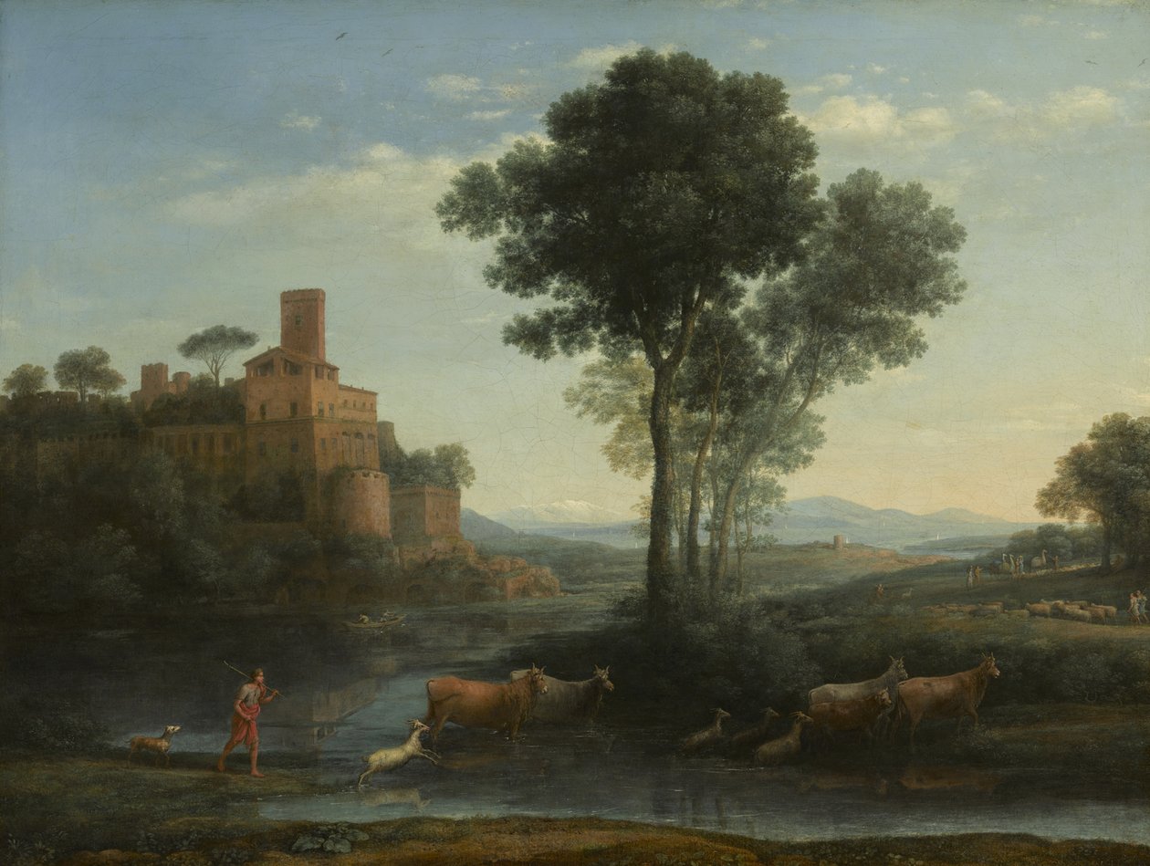 Paesaggio con il viaggio di Giacobbe, 1677 da Claude Lorrain