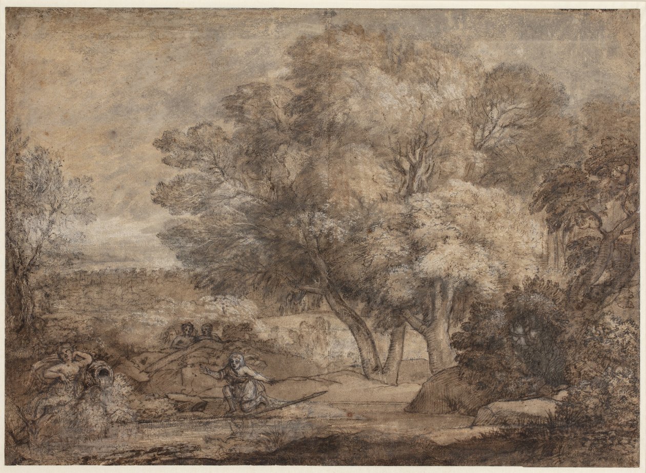 Paesaggio con Narciso ed Eco da Claude Lorrain
