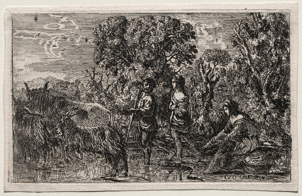 Il passaggio del guado da Claude Lorrain