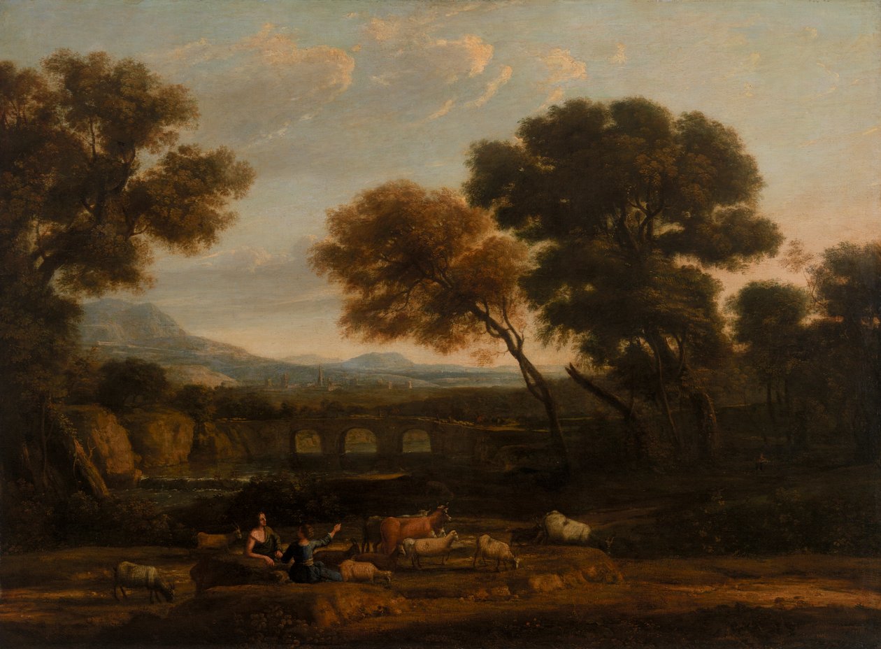 Paesaggio pastorale da Claude Lorrain