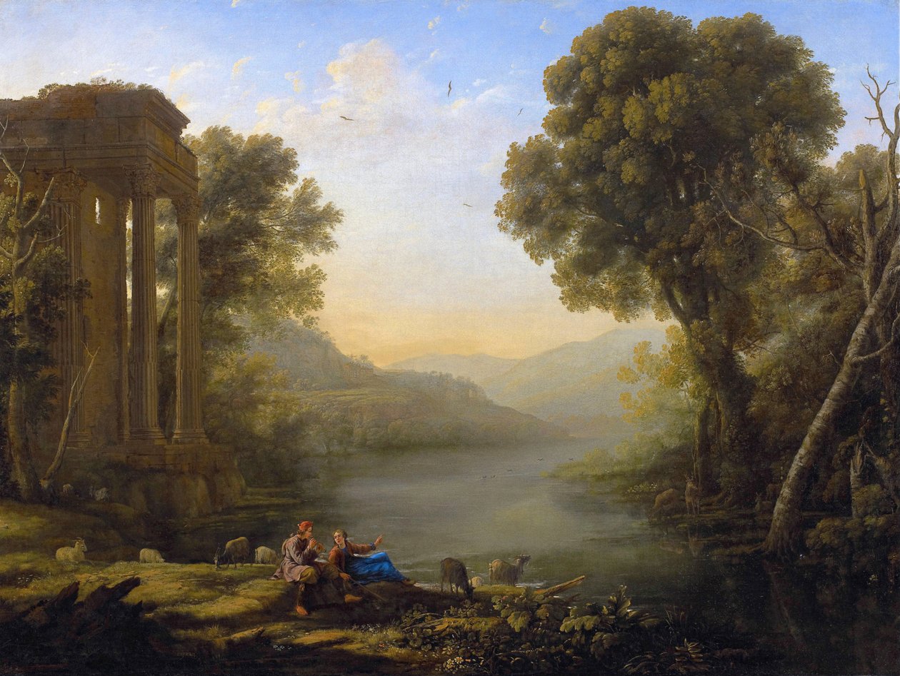 Paesaggio pastorale da Claude Lorrain
