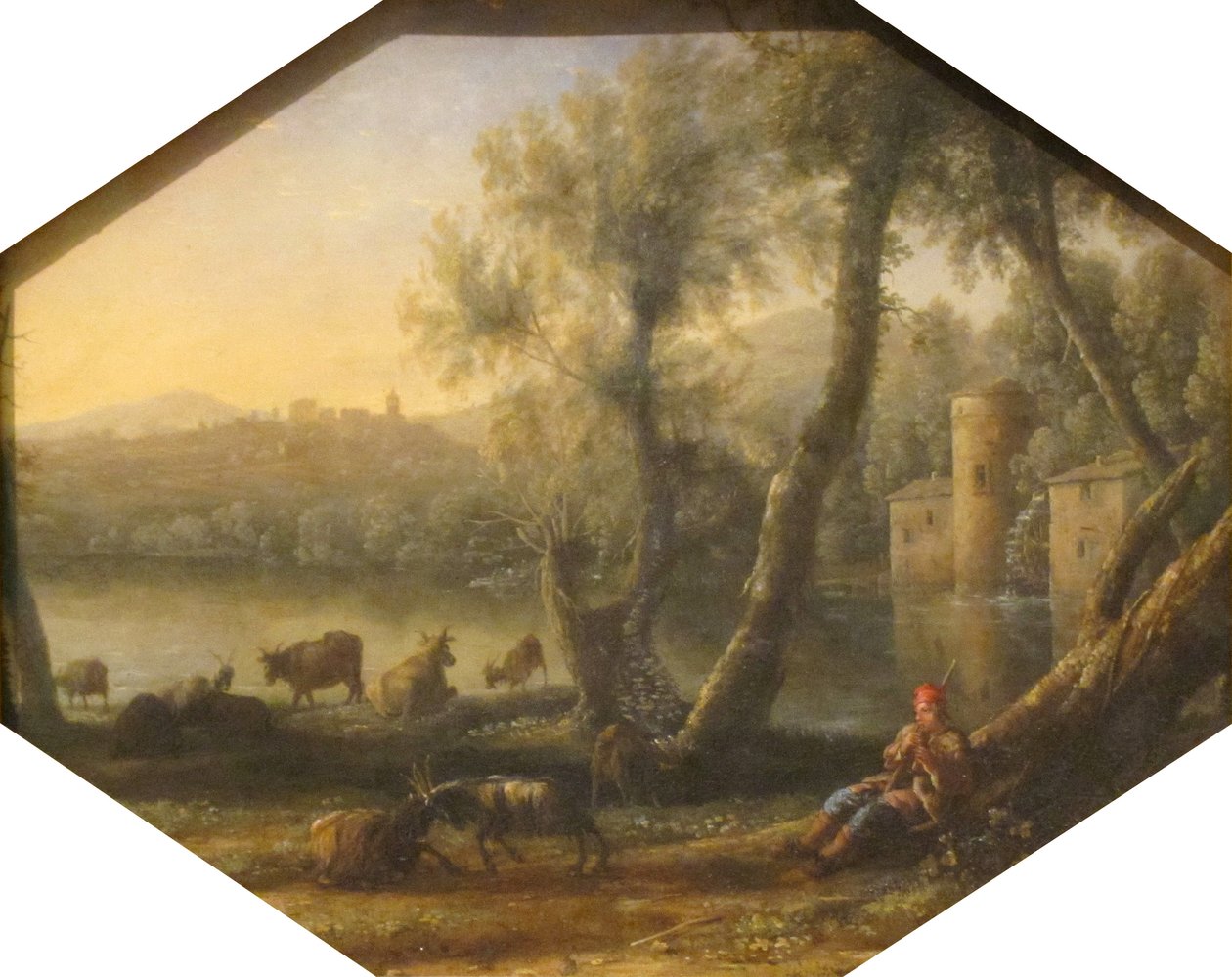 Paesaggio pastorale Titolo/i alternativo/i:  Diamante Claude da Claude Lorrain