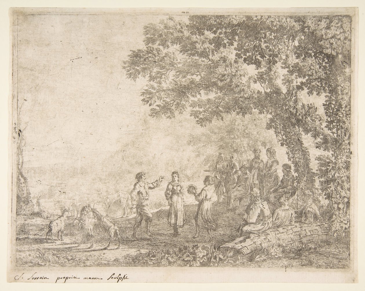 La danza campestre da Claude Lorrain