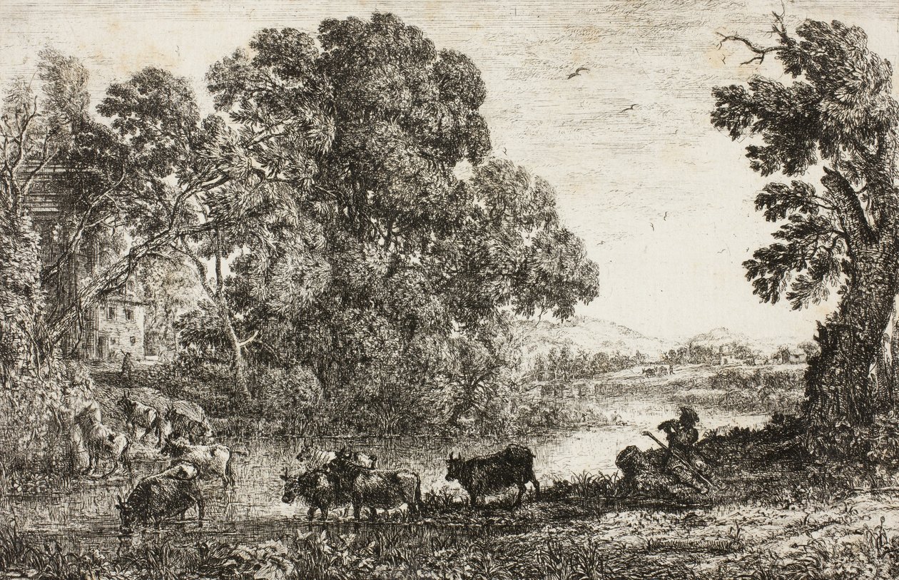 Il mandriano, 1636 da Claude Lorrain