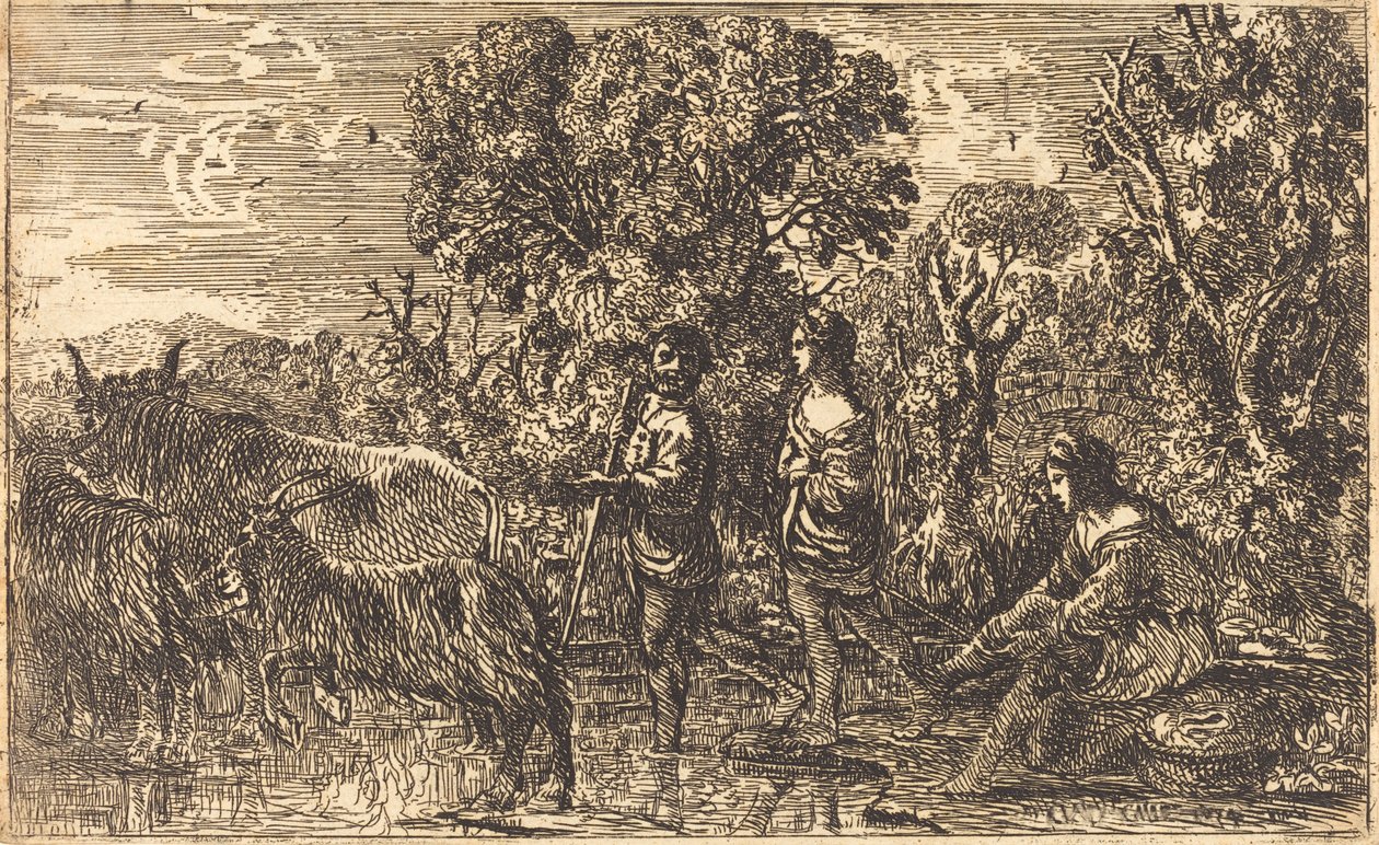 Il guado da Claude Lorrain