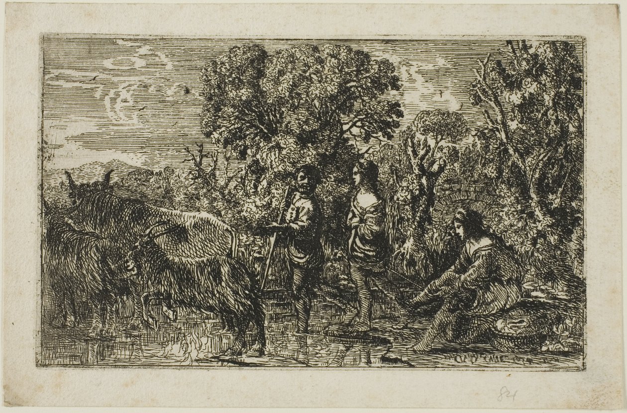 Il guado da Claude Lorrain