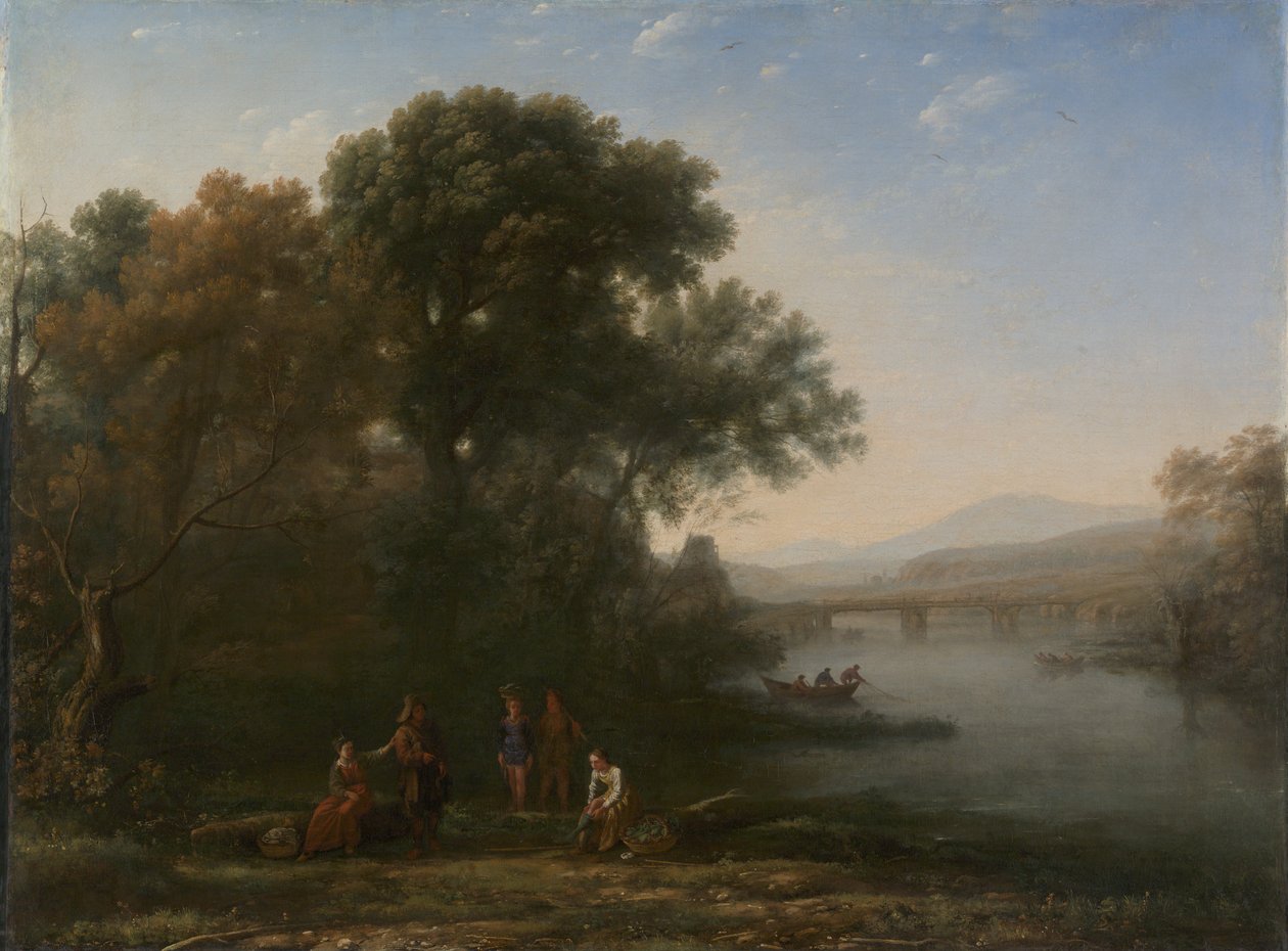 Il guado, forse 1636 da Claude Lorrain