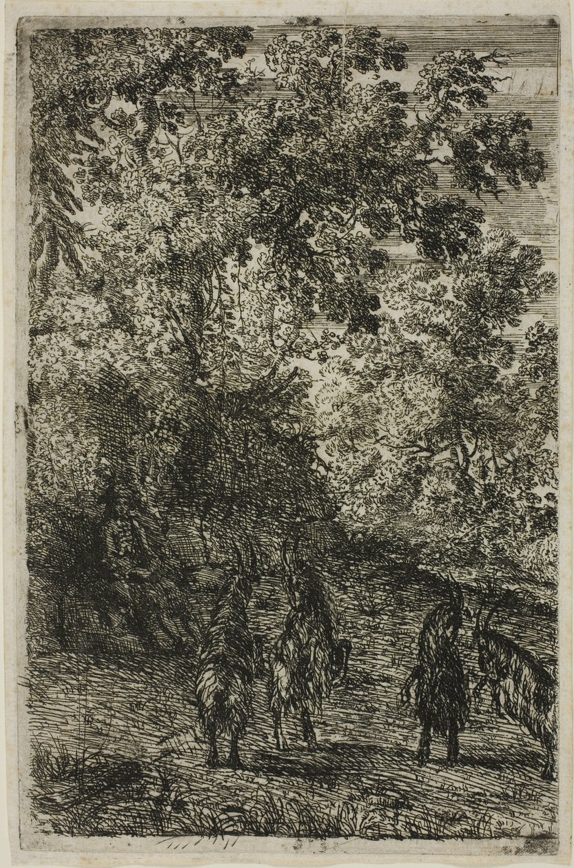 I quattro capretti da Claude Lorrain