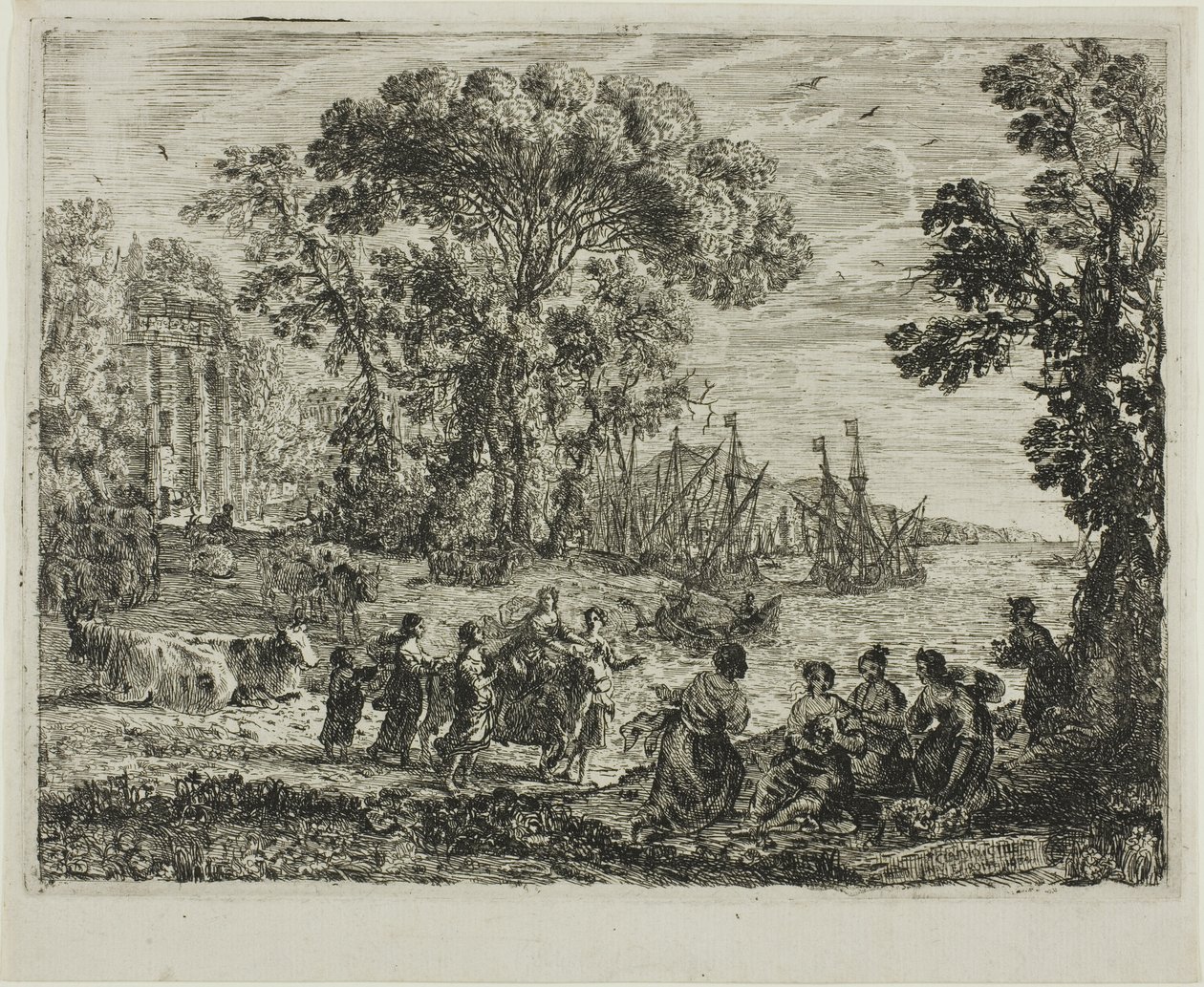 Il Ratto di Europa da Claude Lorrain