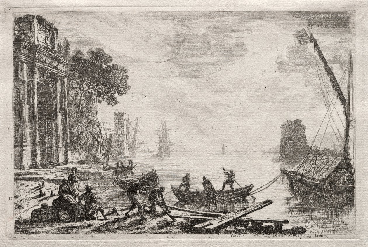 Il tramonto da Claude Lorrain